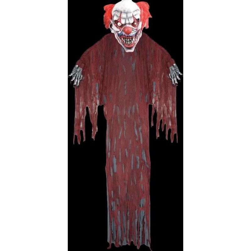 12′ “Evil Clown” Hanging Halloween Decoration