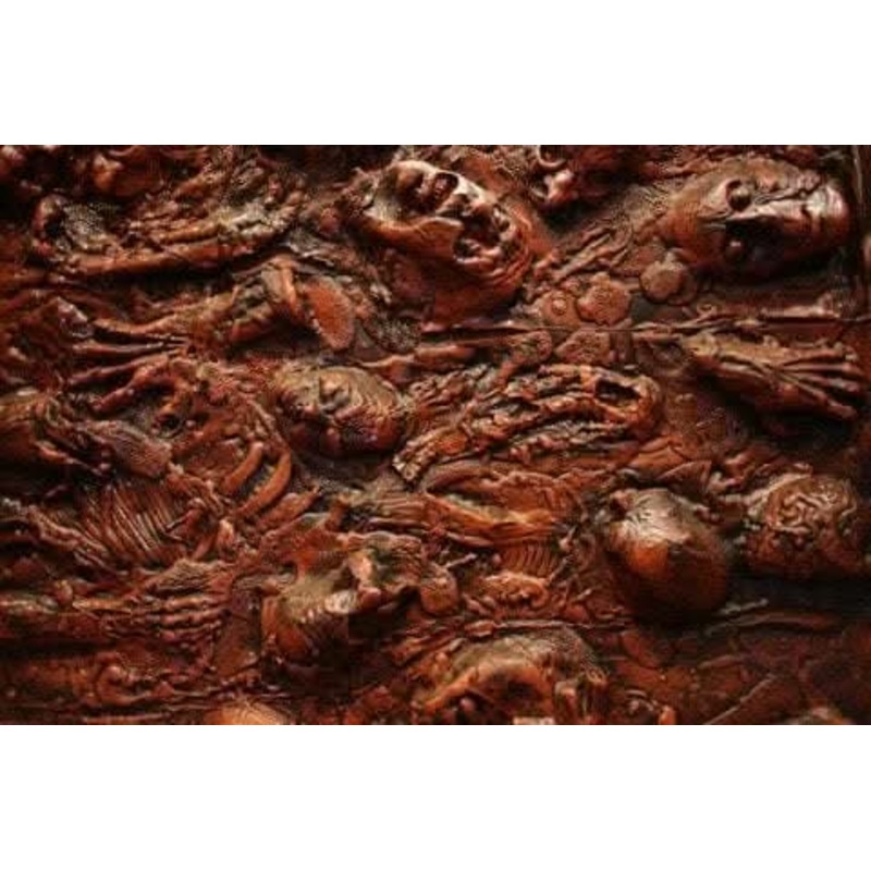“Blood Wall Panel with Blending Costume” Haunted House Facade