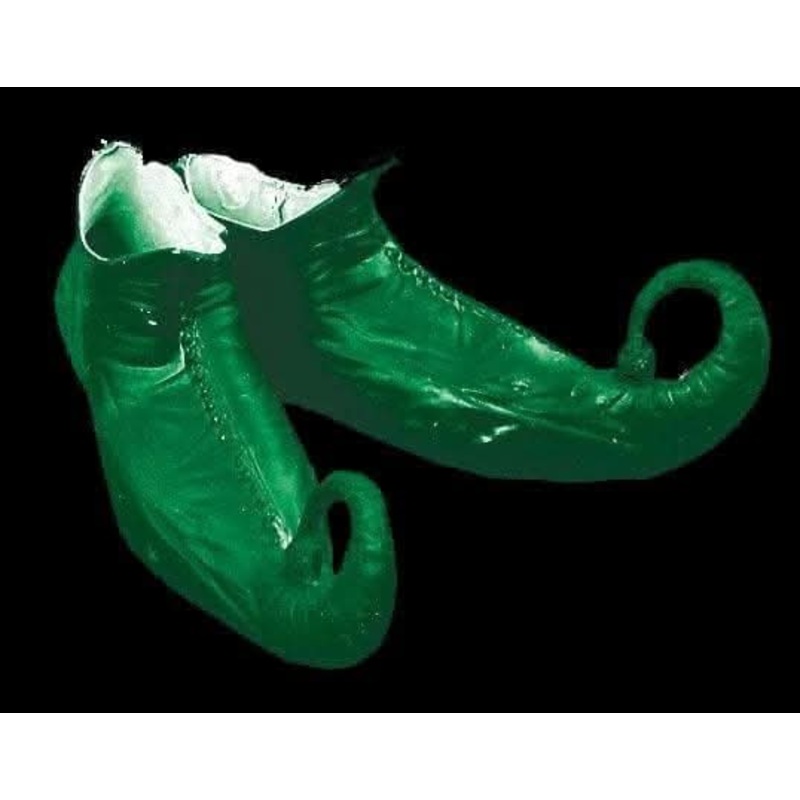 “Classic Elf Shoes – Green” Christmas Costume Accessory