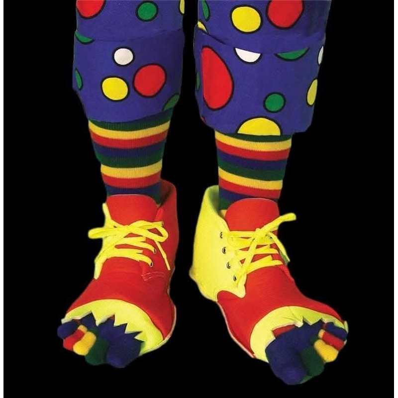 “Clown Shoes and Toe Sock Set” Halloween Costume Accessory