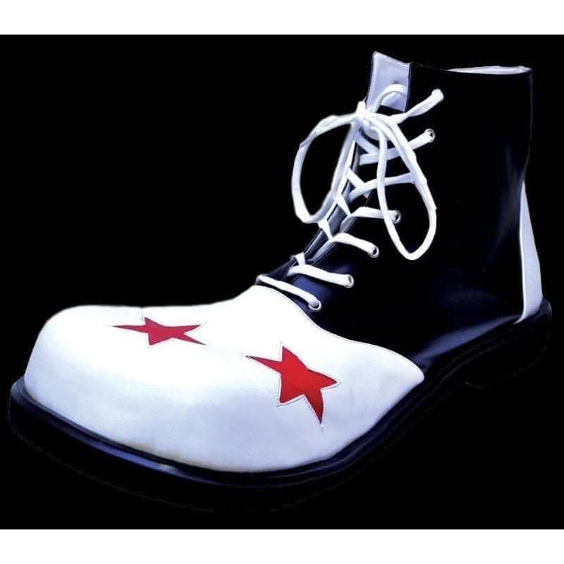 “Clown Shoes – Black & White” Halloween Costume Shoes