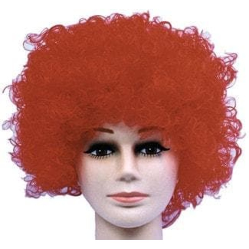 “Curly Clown – Red Afro” Halloween Wig
