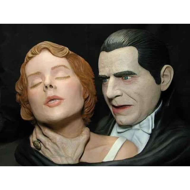 “Dracula Thirst” Life-Size Resin Bust Halloween Decoration