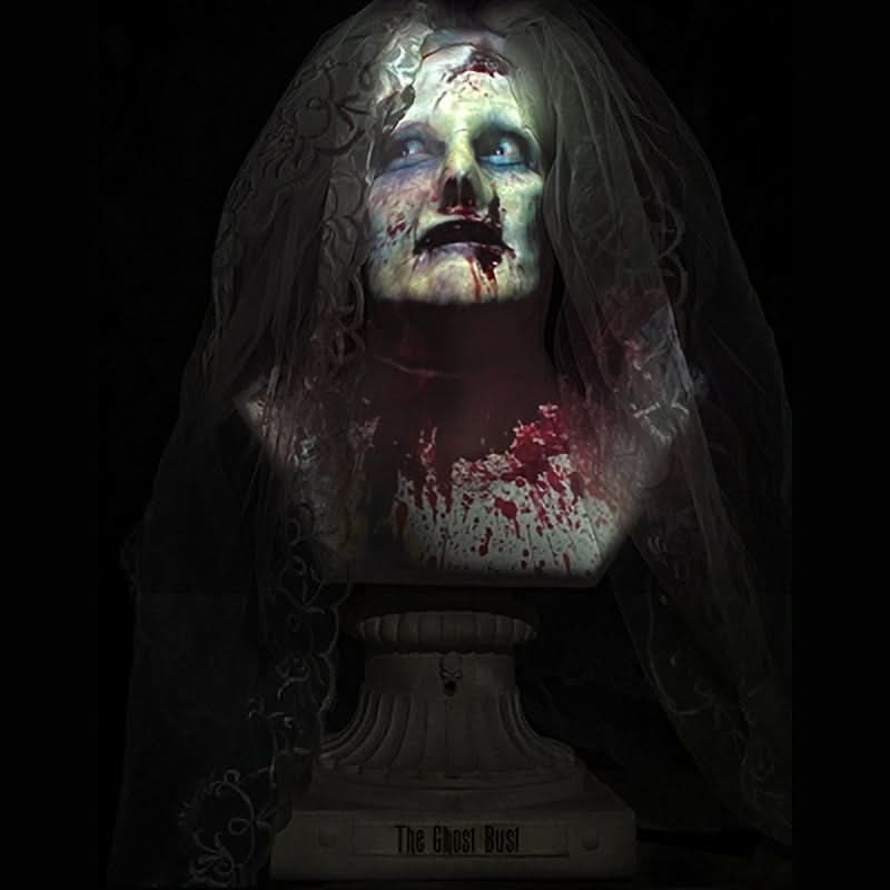 “Ghost Bust – Bride” Animated Haunted Projection Prop