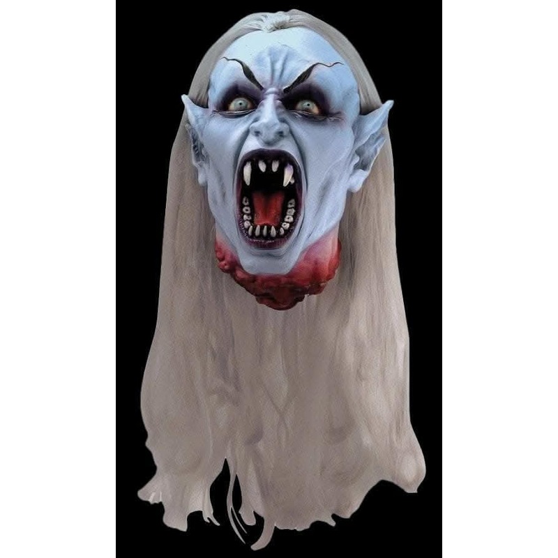 “Gothic Vampiress” Bloody Severed Head Halloween Prop