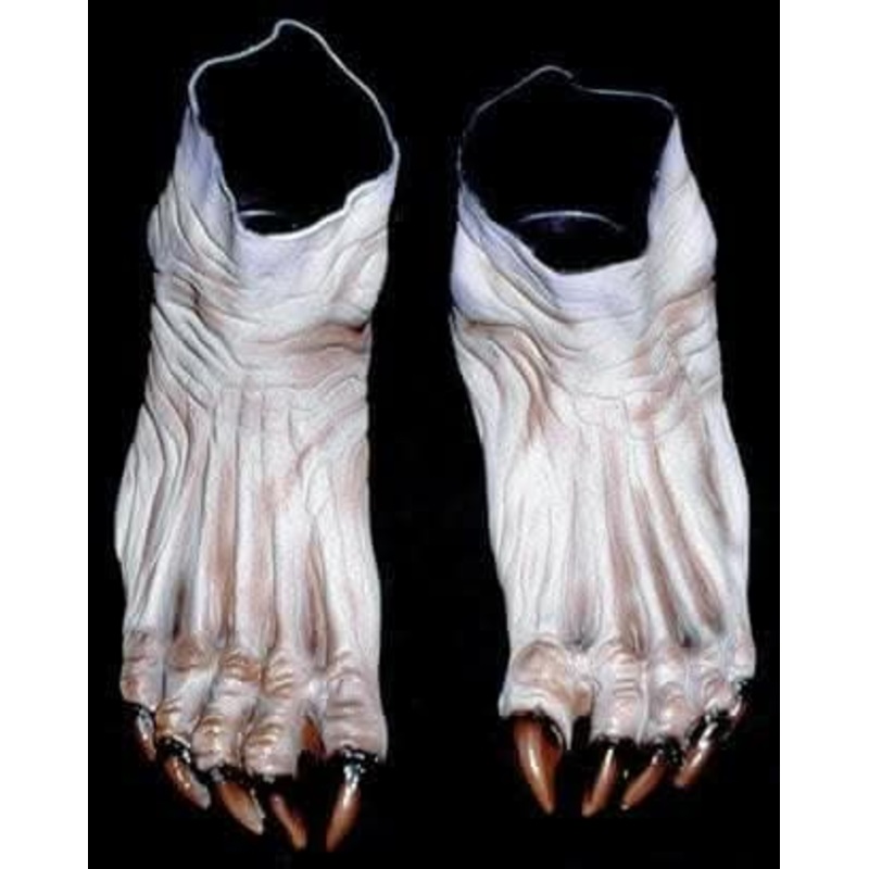 “Gray Monster Deluxe Latex Feet” Halloween Costume Shoes