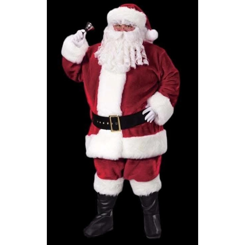 “Santa Suit – Plush Crimson – Plus Size” Costume