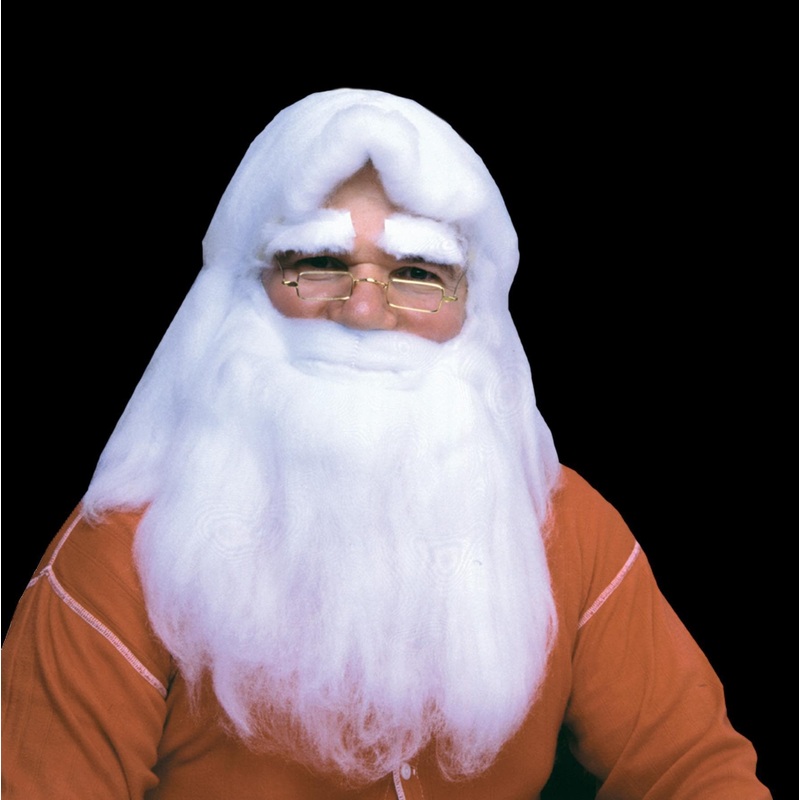 “Santa Wig and Beard – Cotton” Christmas Costume Accessory