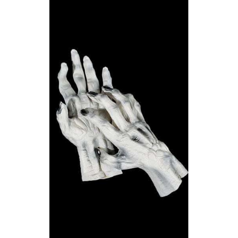 “Skeleton Deluxe Latex Hands” Halloween Costume Gloves