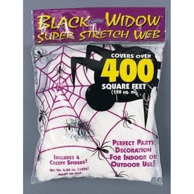 “Spider Web Bag – 400 sqft” Haunted House Decoration