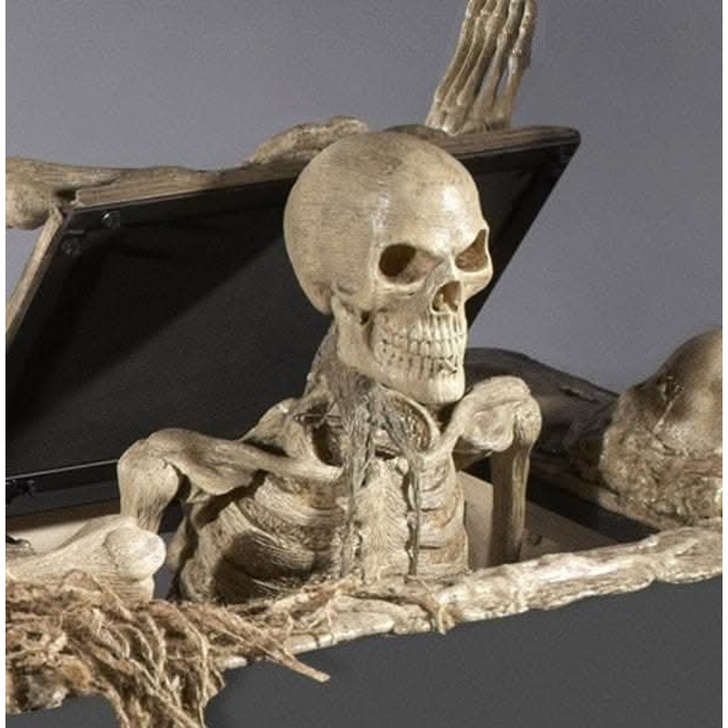 “Trap Door Skeleton Popper” Halloween Animatronic
