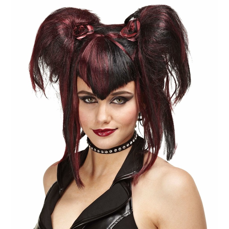 “Bad Fairy – Black and Red” Halloween Wig
