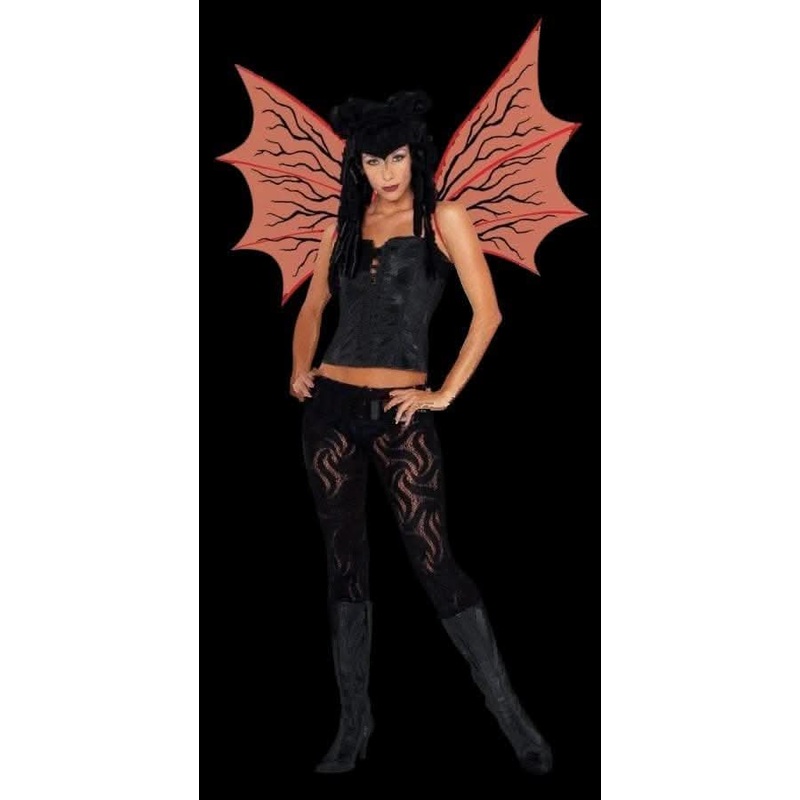 “Demonette – Red w/Veins” Halloween Costume Wings