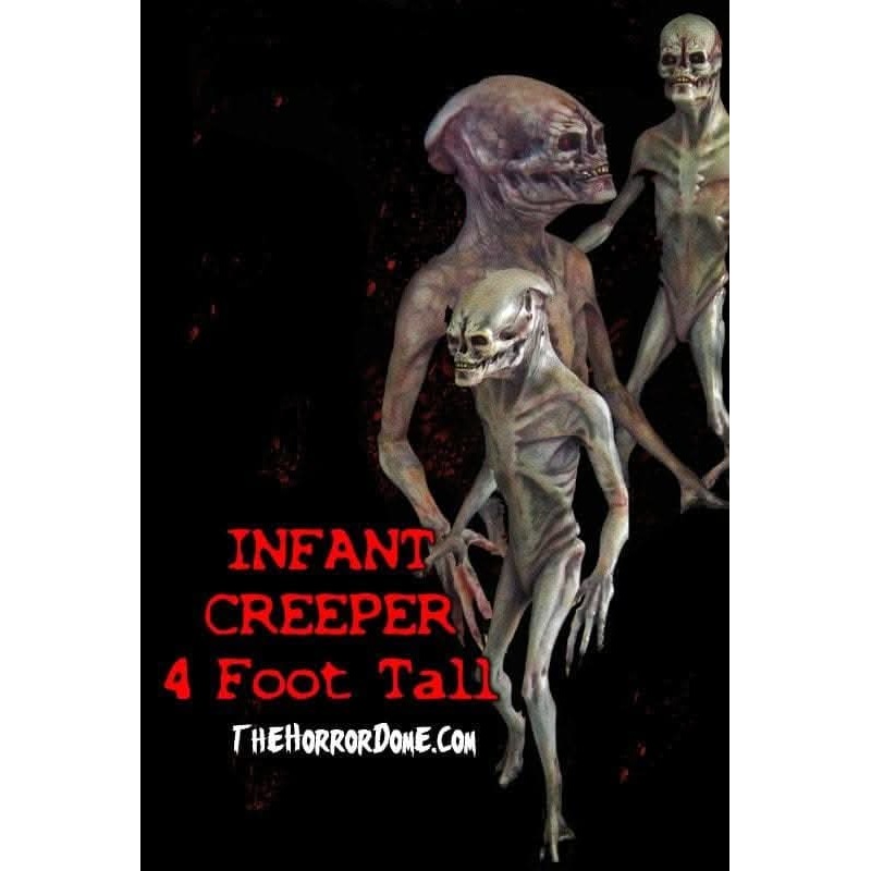 “Infant Creeper” Professional Halloween Alien Prop – 4 Feet Tall