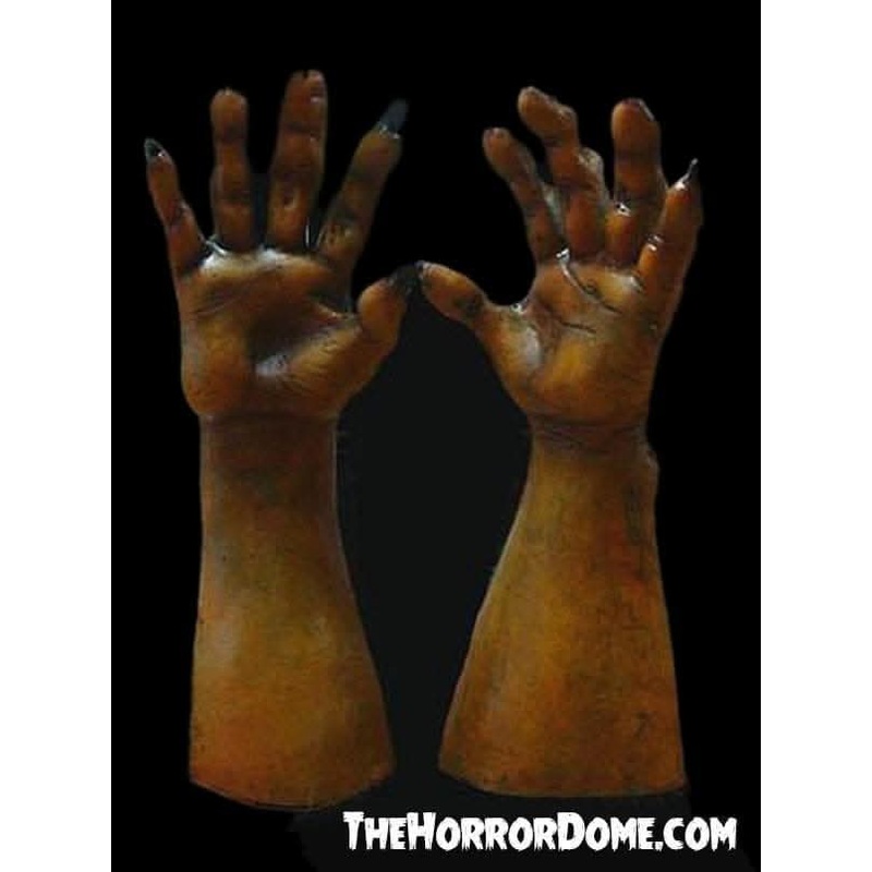 “Werewolf Hands – Brown” Deluxe Halloween Costume Gloves