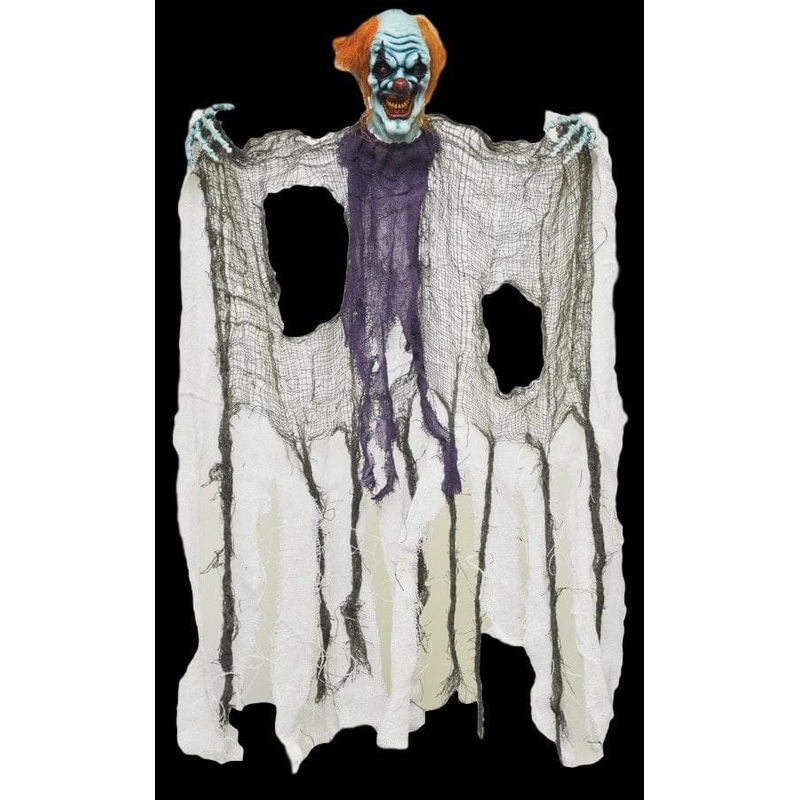 “Devil Clown” Hanging Halloween Decoration – 36″