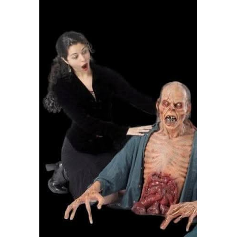 “End Trails Zombie Riser” HD Studios Graveyard Halloween Prop