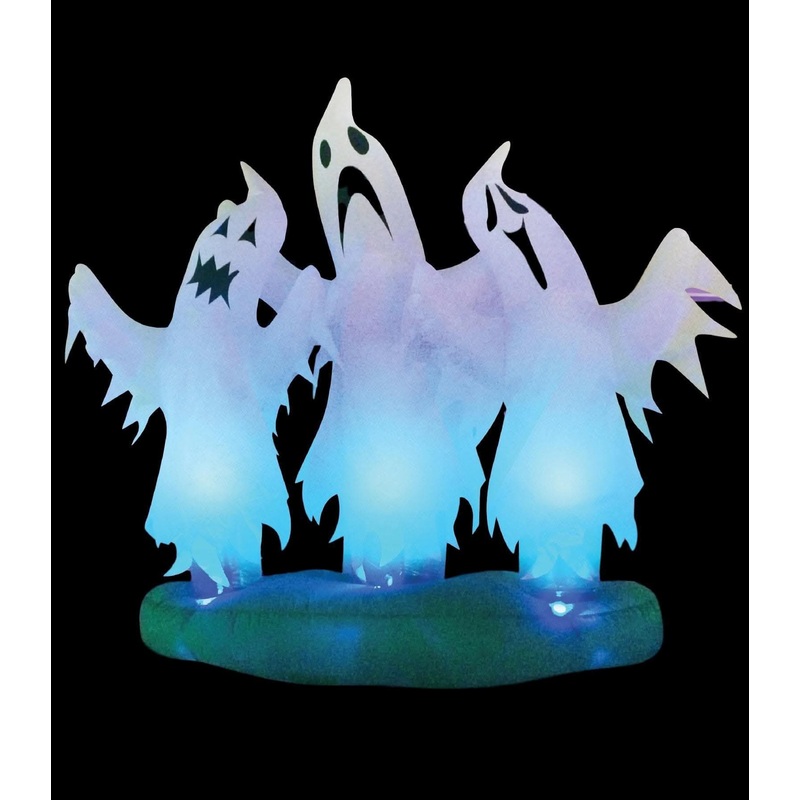 “Floating 3 Ghosts” 6 Foot Inflatable Halloween Decoration