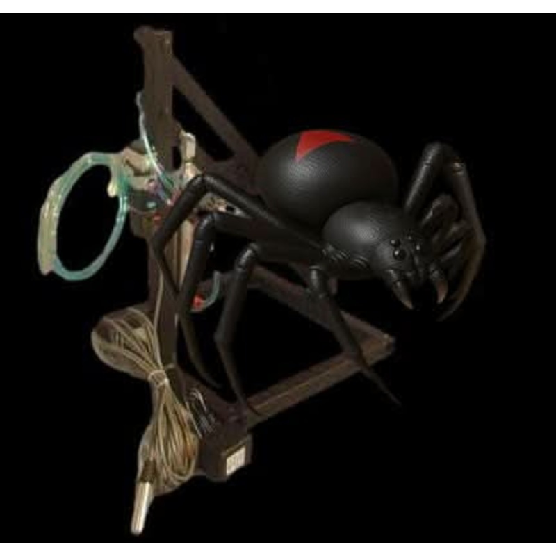 “Pop Up Spitting Spider” Halloween Animatronic