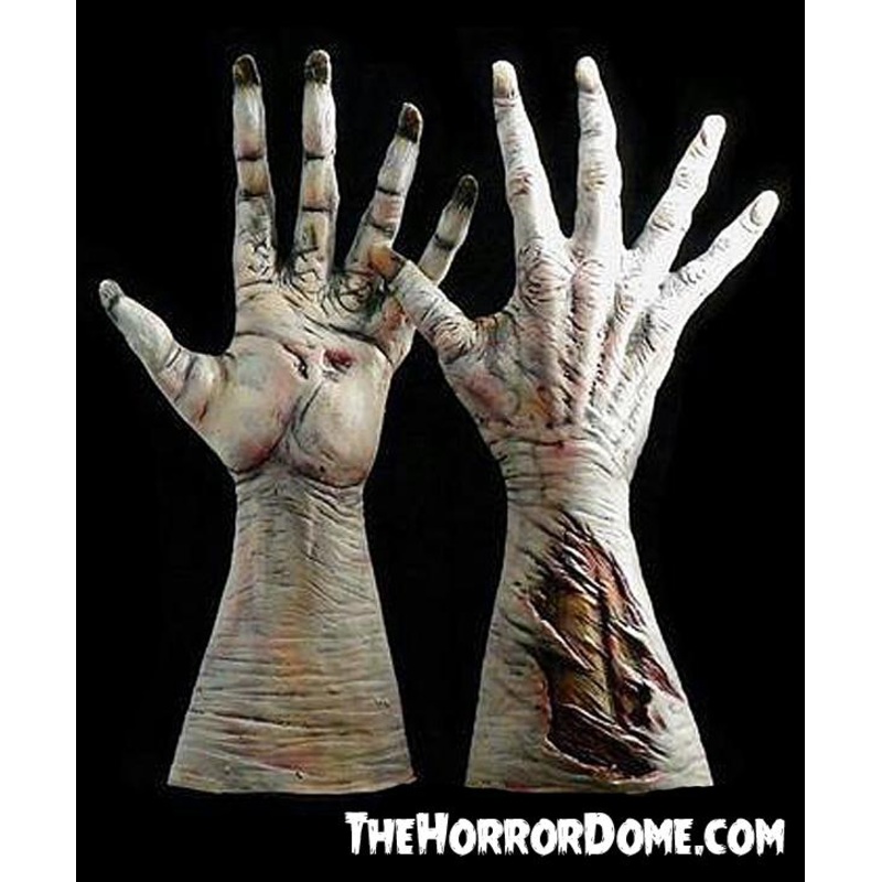 “Ultimate Movie Quality Flesh Zombie Hands” Halloween Costume Gloves