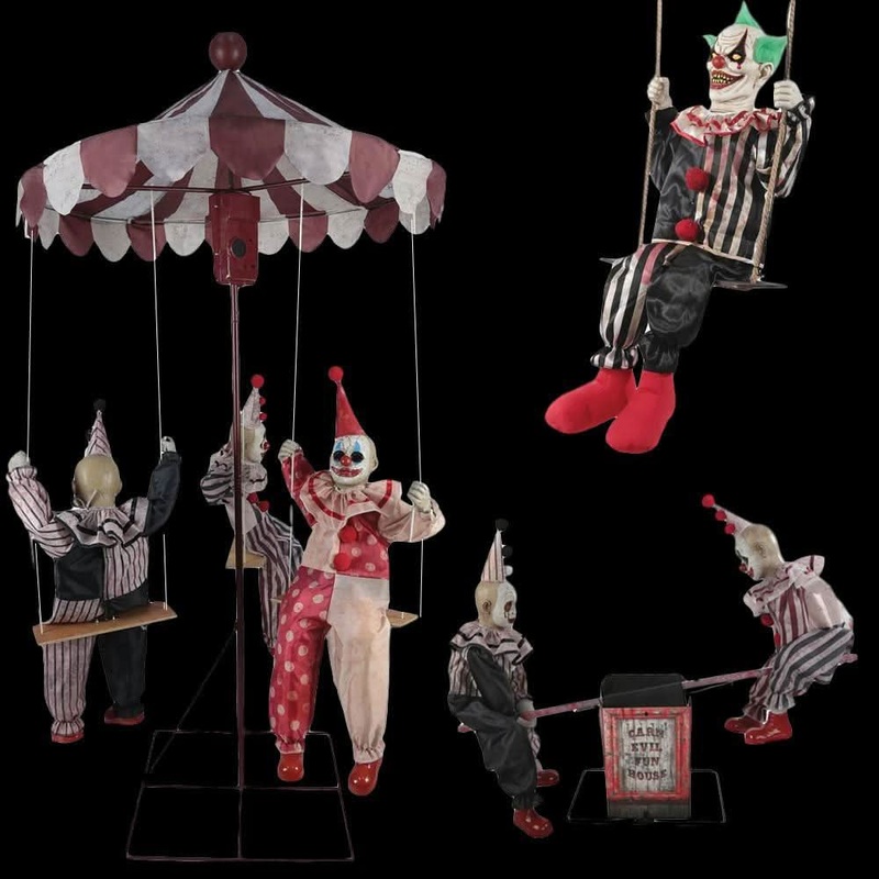 “Clowns” Electric Animated Halloween Props – Package Deal