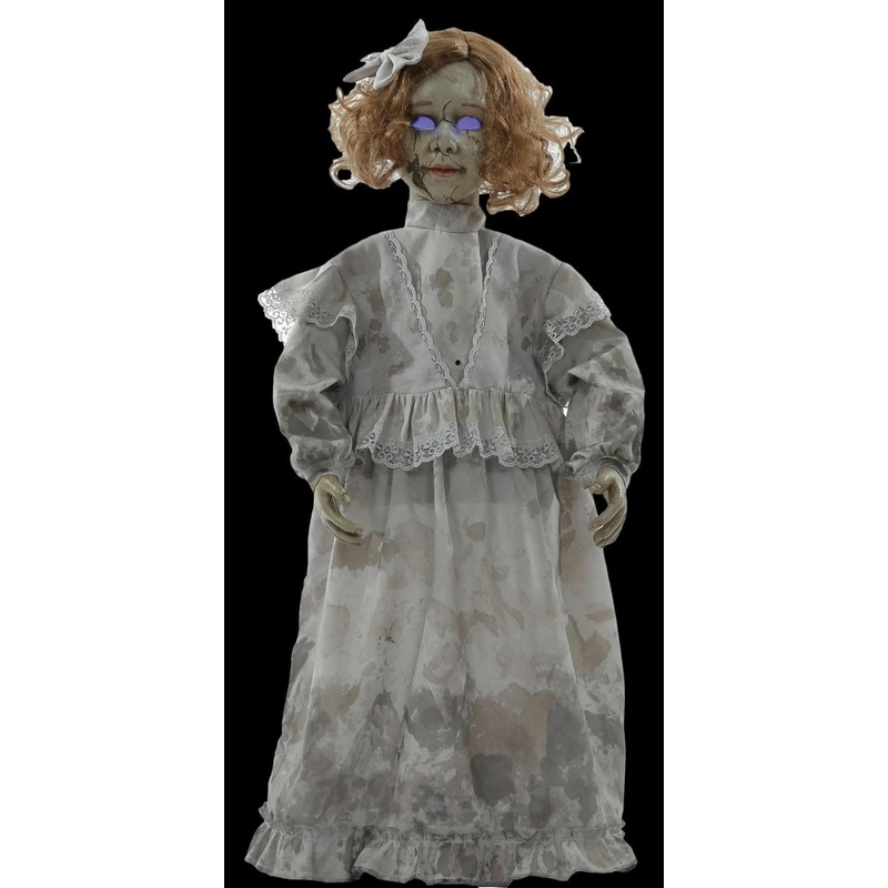 “Cracked Victorian Doll” Halloween Animatronic Decoration