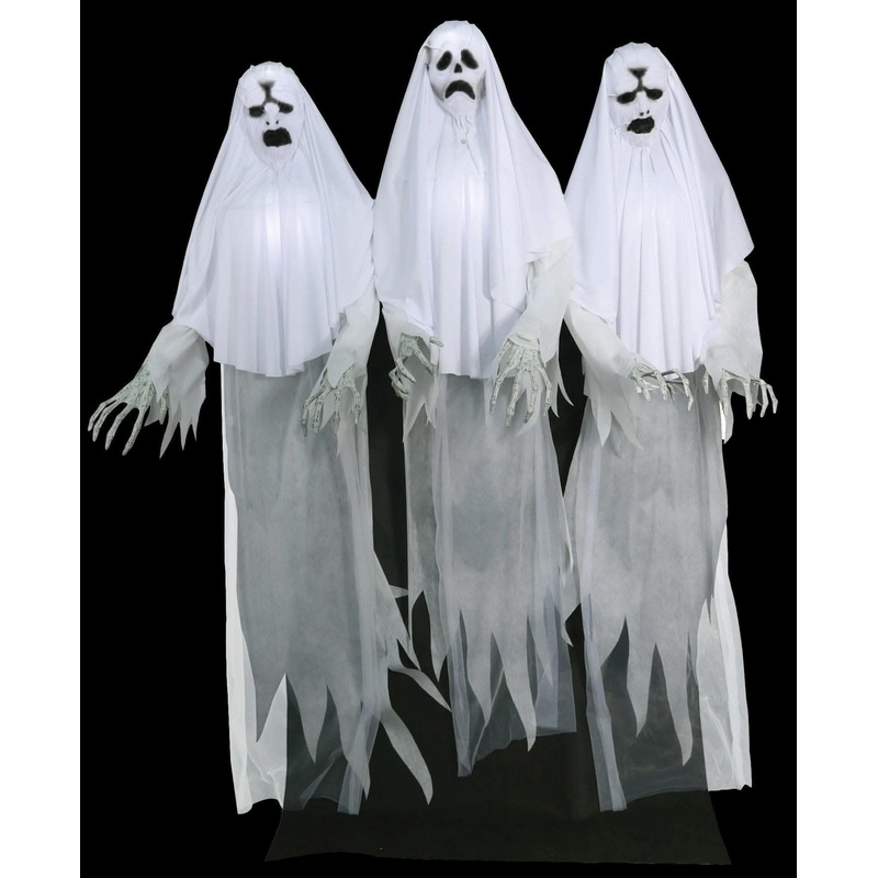 “Haunting Ghost Trio” Animated Halloween Props