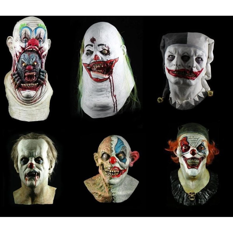 “Horror Clowns” HD Studios Pro Halloween Masks – 6x Package Deal
