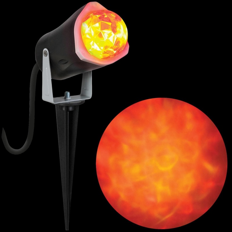 “Outdoor Light Show – Fire and Ice” Haunted House Lighting
