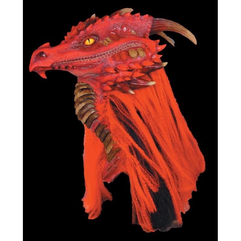 “Red Brimstone Dragon” Mask