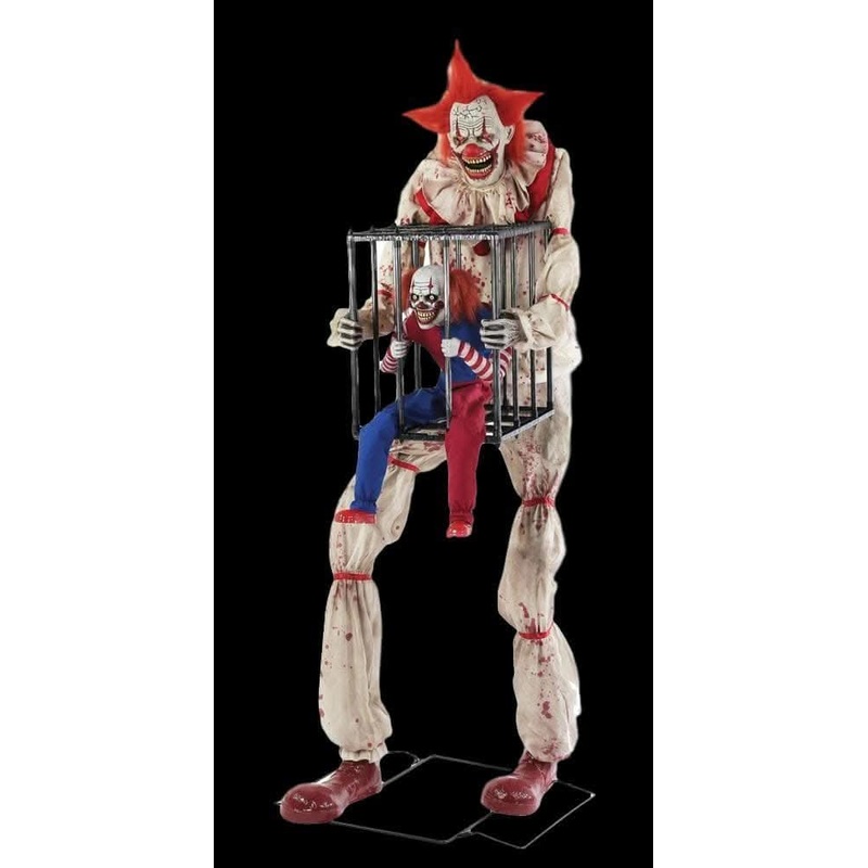 “Cagey the Clown” Halloween Animatronic Decoration