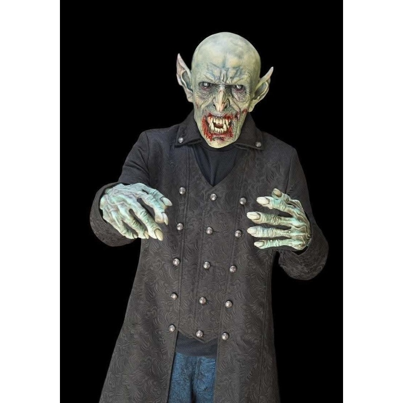 “Dusk till Dawn” HD Comfort Halloween Costume Full Costume- Mask, Hands, and Coat (Small)