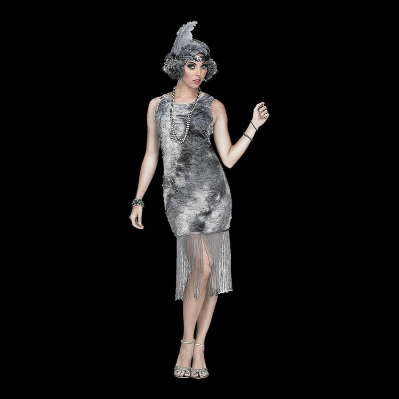 Ghostly Flapper Costume Small/Medium