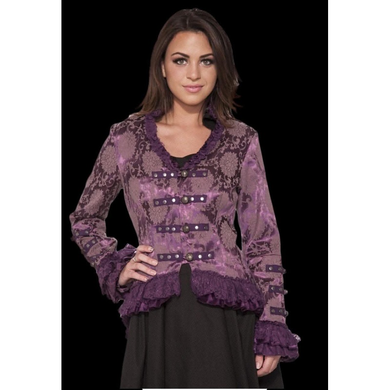 “Gothic Ghostly Jacket in Purple” HD Hollywood Costume Small (4-6)