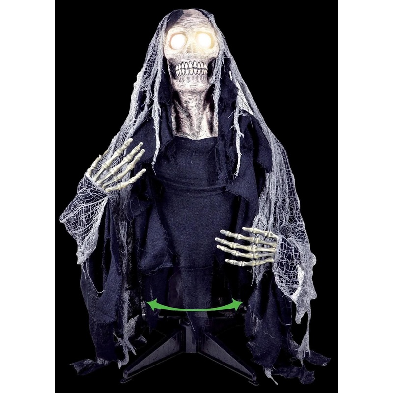 “Groundbreaker Seeking Skeleton” Electric Animated Halloween Prop – Open Box