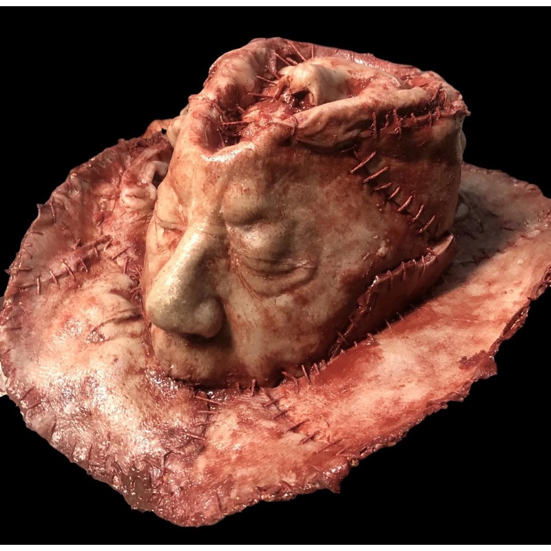“Human Skin Hat” Halloween Costume Prop