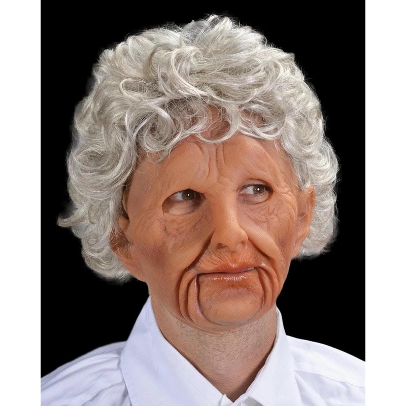 “Supersoft Old Woman” Moving Mouth Mask