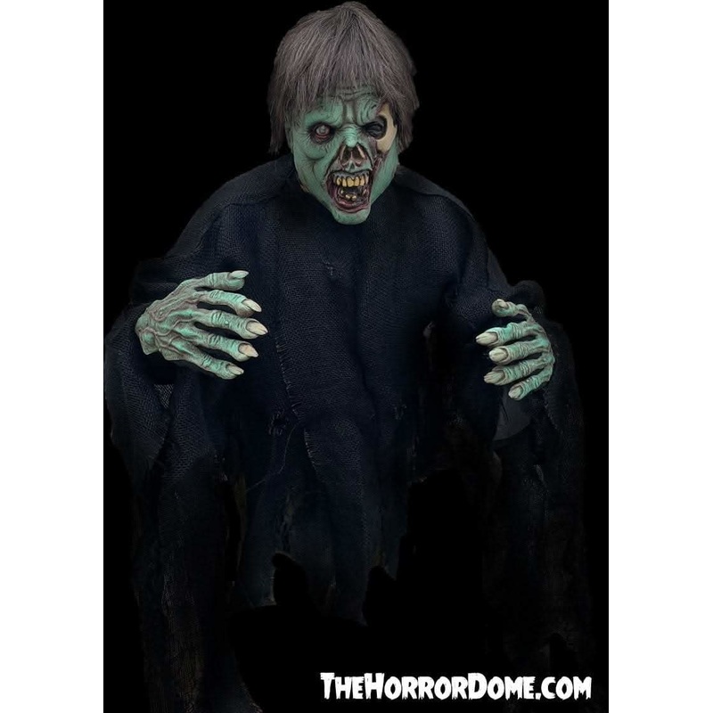 “Undead Zombie Roamer” HD Comfort Costume Full Costume- Mask Hands and Shirt/Robe