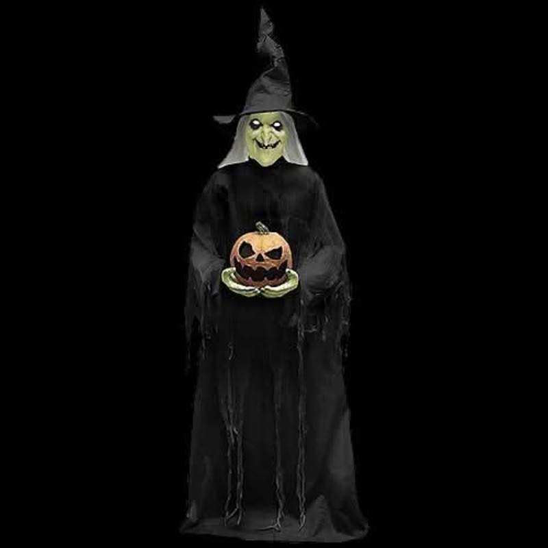 7′ Animated Witch Halloween Animatronic