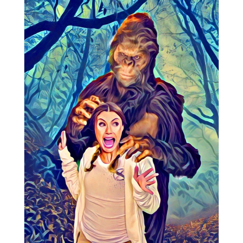 Bigfoot Poster Small (16.4 X 20.6 in) Special Edition- Limited Run (Only 100 Available)