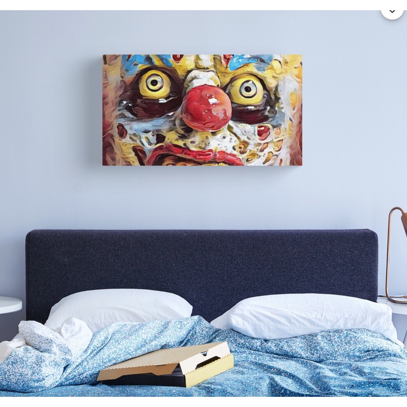 Clownin Around Canvas Print Special Edition- Limited Run (Only 100 Available)
