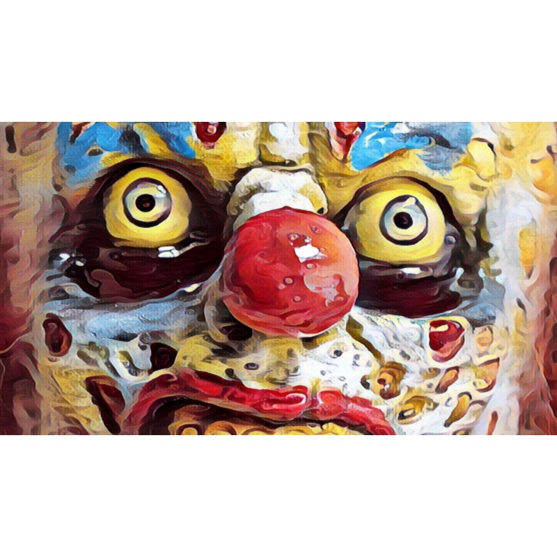 Clownin Around Poster Medium (23.2 X 13.9 in) Special Edition- Limited Run (Only 100 Available)
