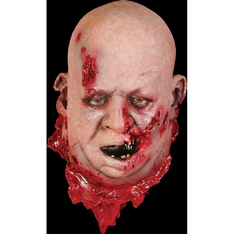 “Fat Zombie” Bloody Severed Head Halloween Prop