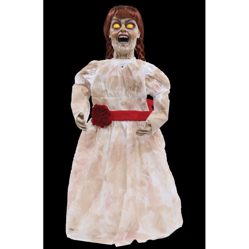 “Grim Girl” Creepy Haunted Doll Halloween Prop