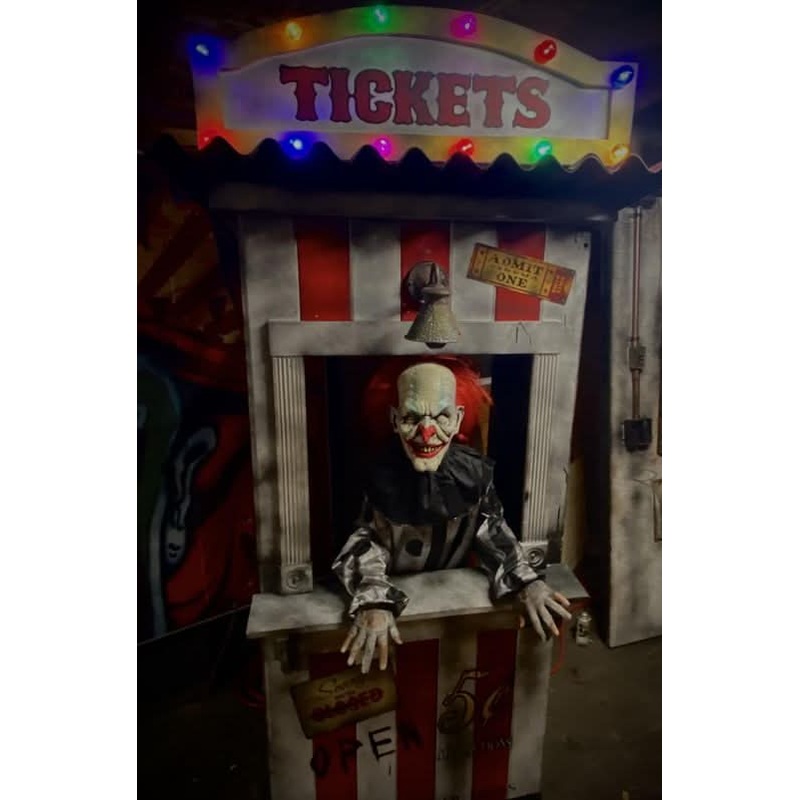 Haunted Ticket Booth Halloween Animatronic