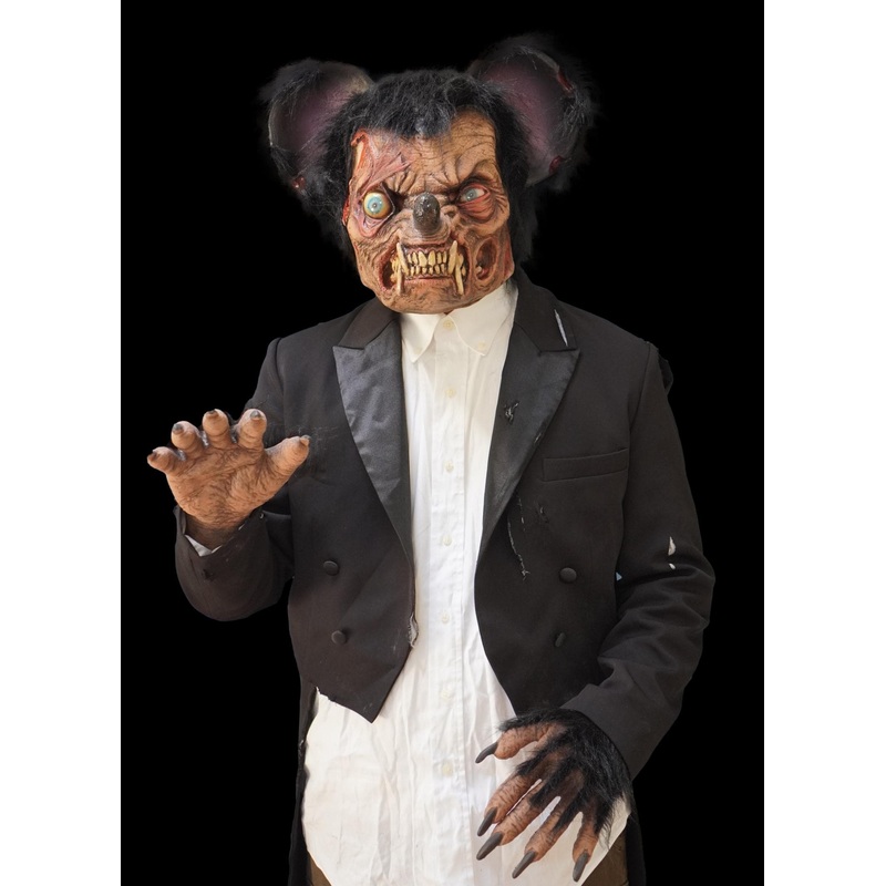 Mangey Mouse HD Studios Halloween Costume Full costume with Mask, Jacket, and Hands