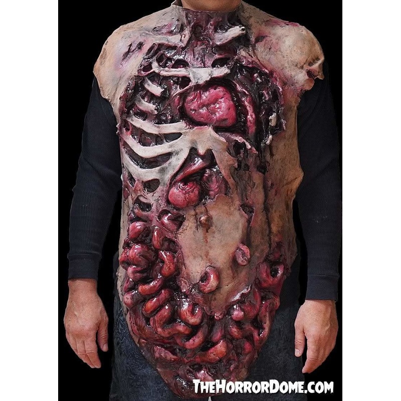 Movie Quality Gutted Zombie Chest” Halloween Costume Accessory