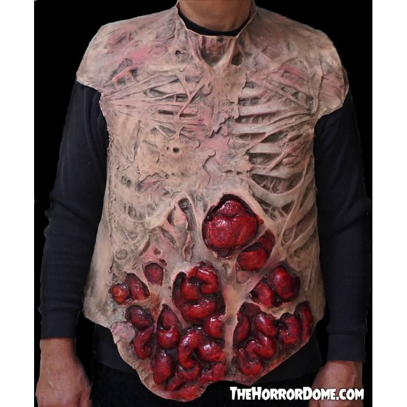 “Movie Quality Rotted Zombie Chest” Professional Halloween Costume Accessory