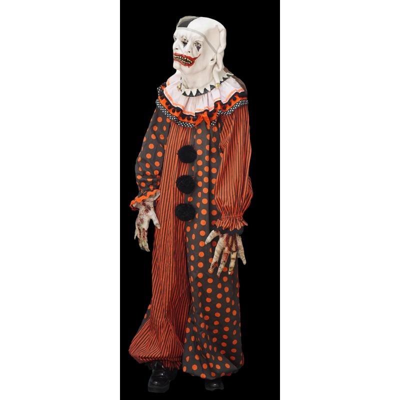 “Professional Movie Clown Suit in Orange” Costume