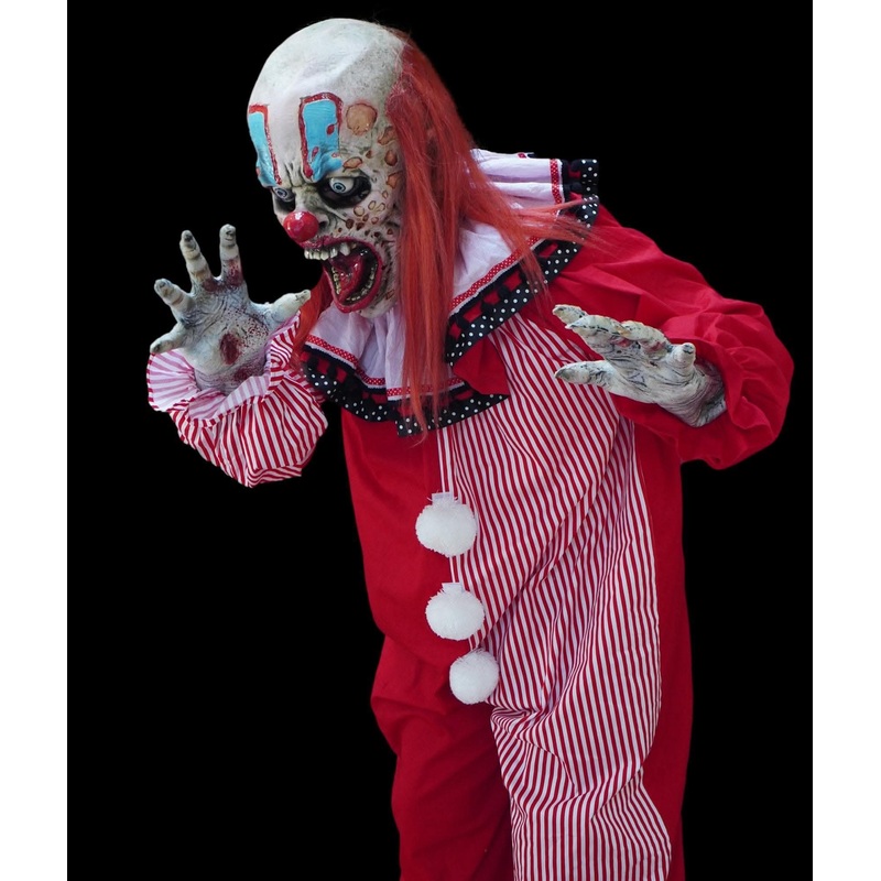 “Professional Movie Clown Suit in Red” Costume